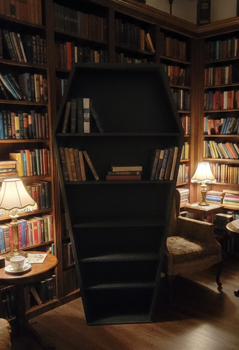 Coffin Bookcase